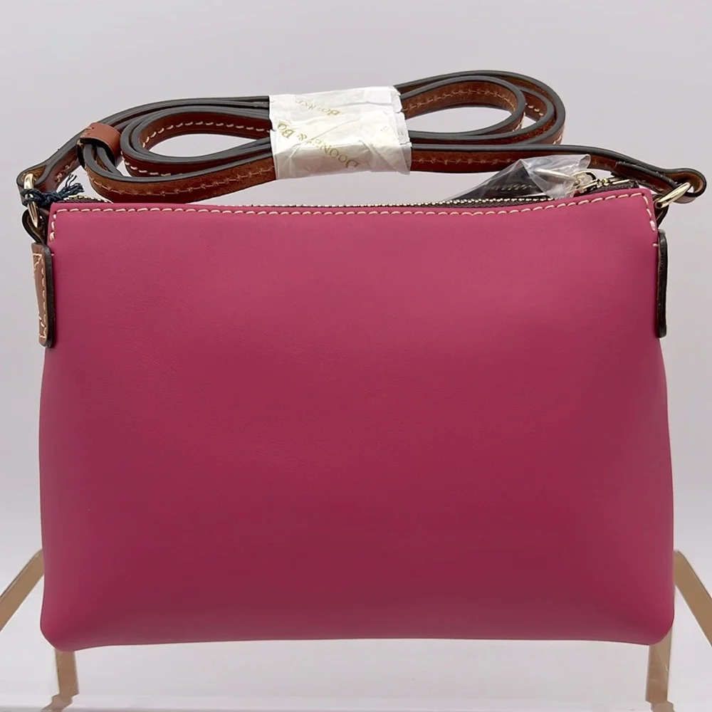 Dooney & Bourke Penrose Leather Pouchette Fuschia Pink